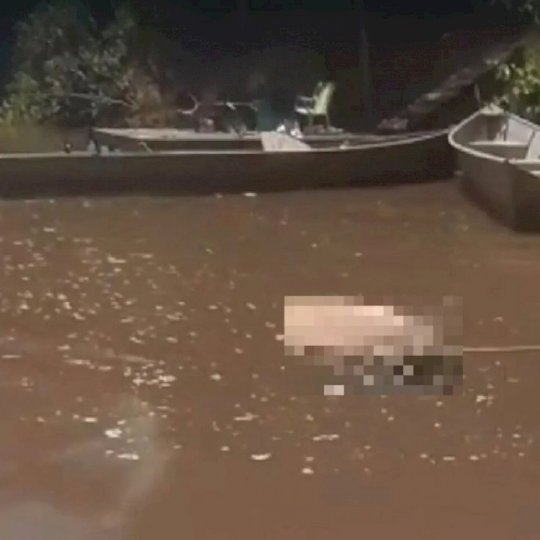 Corpo é encontrado boiando no Rio Miranda