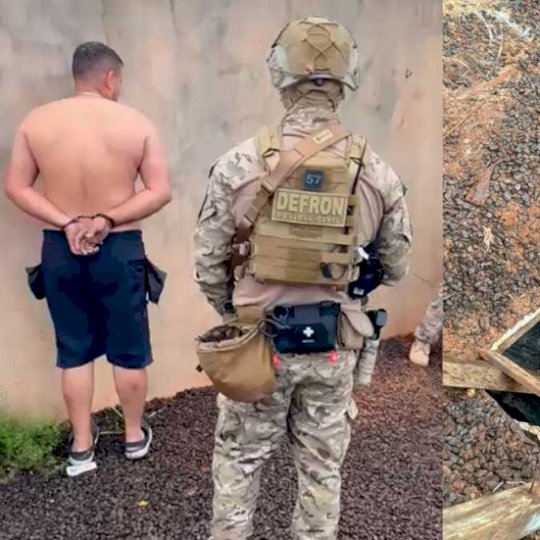 Polícia encontra bunker subterrâneo usado para esconder drogas em Caarapó