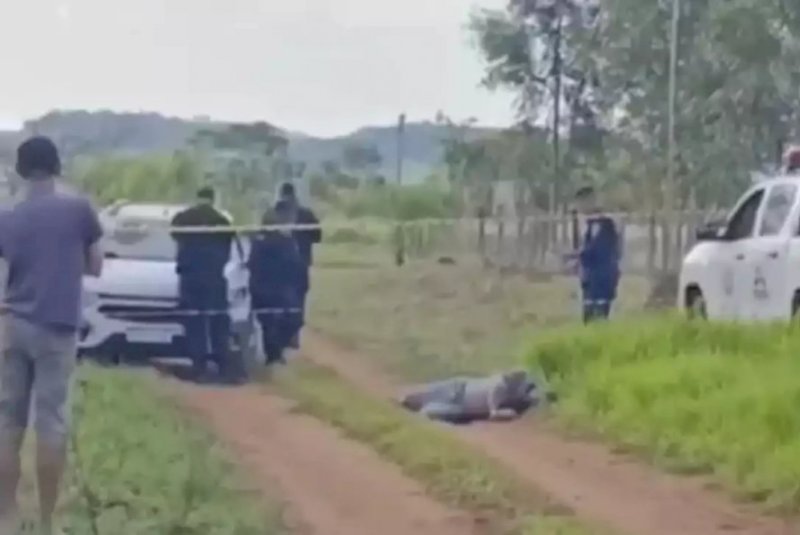 Homem morto a tiros em estrada vicinal da fronteira