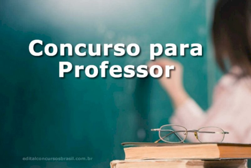 Inscrições para concurso de professor terminam nesta 4ª-feira