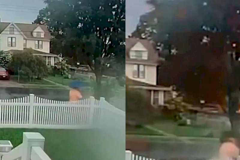 Homem é atingido por raio em Nova York, se levanta e sai andando (vídeo)