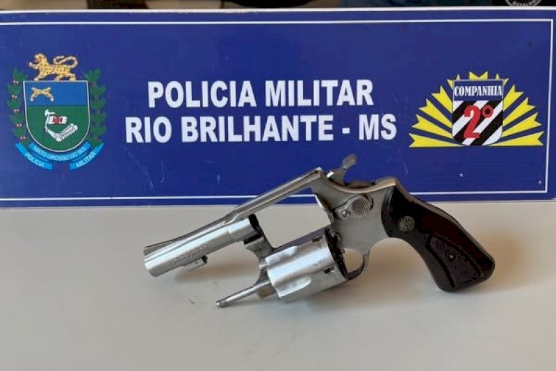 Rio Brilhante  - Revólver que foi 'pego' após briga em bar é aprendido após discussão
