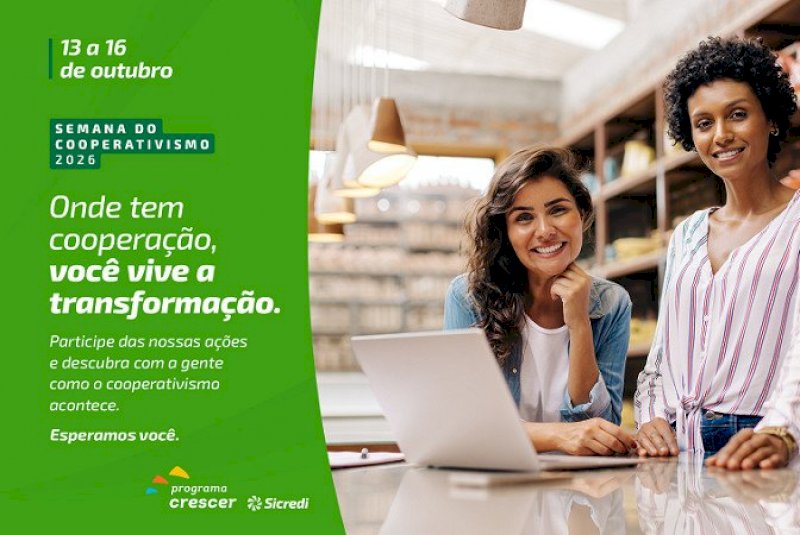Semana do Cooperativismo destaca impacto da cooperação no desenvolvimento das comunidades