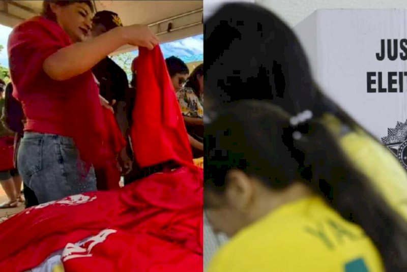 Time Flávio ou Lula? Camiseta de candidato tá liberada, mas há restrições