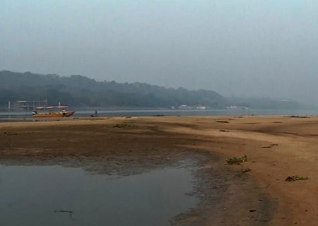 Nível de um dos principais rios do Pantanal atinge marca ‘zero’ em régua de porto de cidade de MS