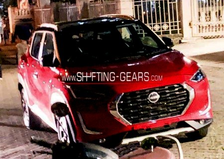 Nissan Magnite é flagrado sem camuflagem na Índia - SUV será nacional