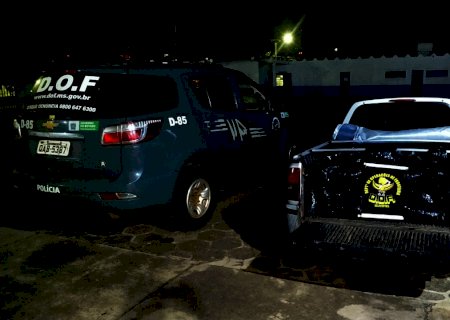Policias do DOF apreendem adolescente de 15 anos com Saveiro carregada com quase 200 quilos de Skank
