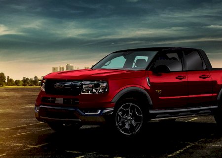 Projeção antecipa visual da Ford Maverick, futura rival da Fiat Toro
