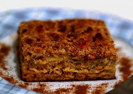 Receita de Cuca de banana com farofa fofinha