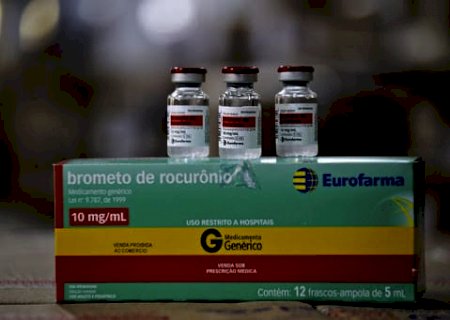 Com estoque próximo ao fim, MS receberá 10,4 mil frascos de medicamento do ‘kit intubação’