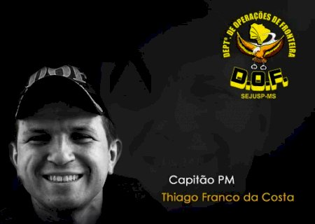 NOTA DE PESAR:  Capitão QOPM Thiago Franco da Costa