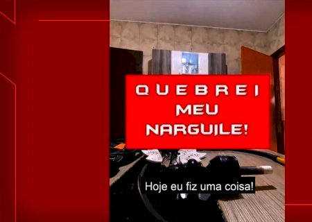 Após 14 anos de vício, empresário quebra narguilé e faz descarte correto no lixo: 'É um prazer momentâneo'