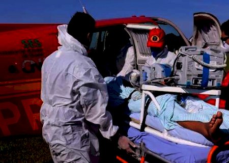 Paciente de Eldorado &eacute; o 9&ordm; de MS transferido para Rond&ocirc;nia