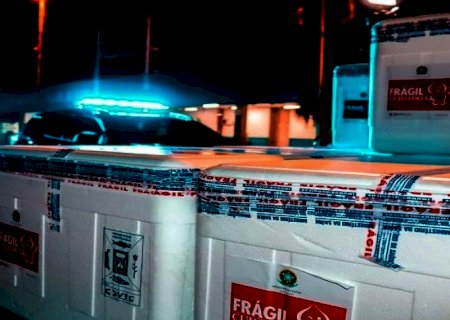 Estado recebe mais de 93 mil doses de vacina contra a Covid nesta segunda-feira