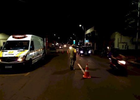 Detran, Polícia Militar e AGETRAT realizaram operação cidade segura em Rio Brilhante