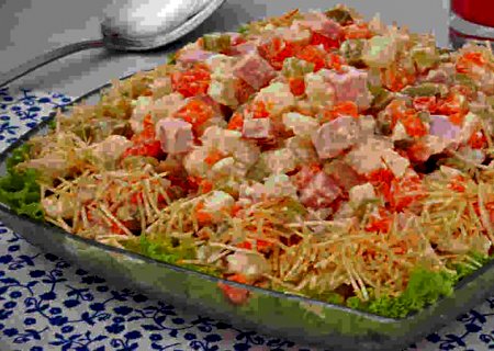 Receita de maionese de peito de peru para o Ano Novo