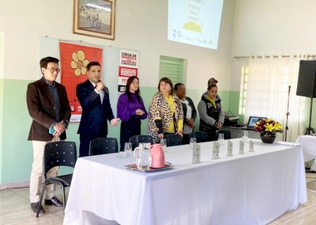 Promotor Público de Itaporã ministra palestra na Campanha Faça Bonito em Itaporã