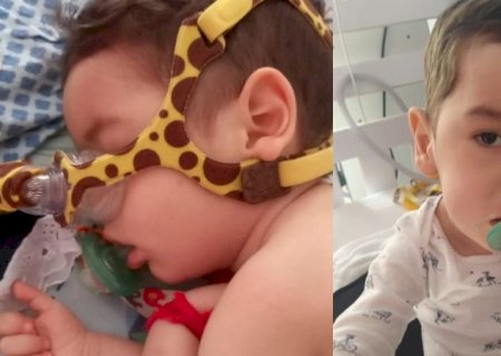 Após conseguir remédio 'mais caro mundo', família de Théo faz campanha para custos do hospital