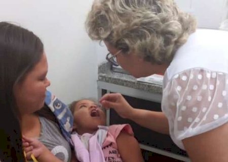 Apenas cinco munic&iacute;pios de MS alcan&ccedil;aram cobertura vacinal de 95% contra a p&oacute;lio