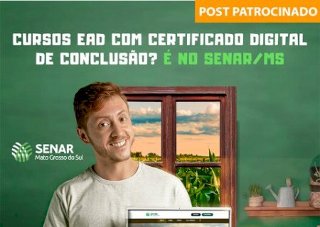 Plataforma EaD do Senar/MS oferece 17 cursos gratuitos do agro