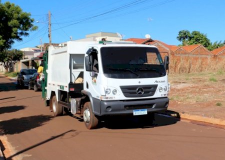 Coleta de lixo funciona normalmente nesta segunda-feira em Itaporã