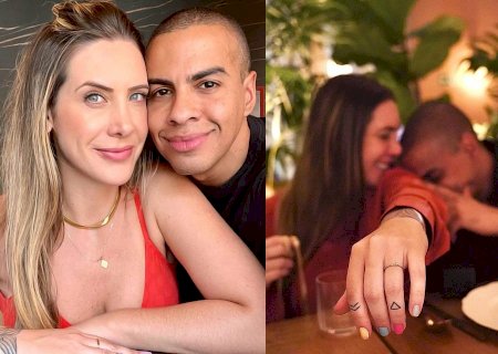 Thiago Oliveira, apresentador do É de Casa, pede namorada em casamento