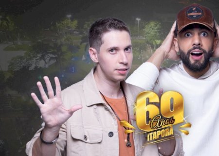 Dupla nacional Cacio e Marcos é a segunda atração nacional confirmada no Itaporã 69º anos