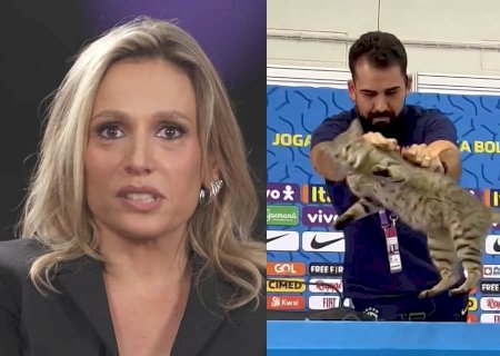 Luisa Mell se revolta ao ver expulsão de gato em coletiva da Seleção