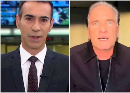 César Tralli celebra indicação em premiação e Roberto Justus comenta