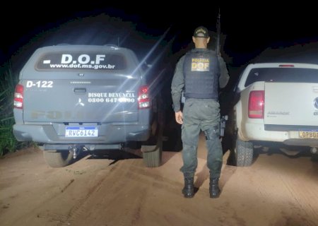 Camioneta furtada é recuperada pelo DOF (Vídeo)