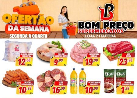 Ofertão no Bom Preço Supermercado de Itaporã
