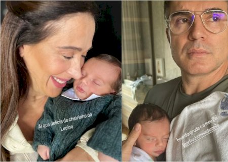 Claudia Raia encanta web ao compartilhar novas fotos com Luca