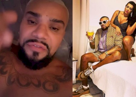 Vídeo. Revoltado, Naldo acusa modelo de furtar celular de Moranguinho