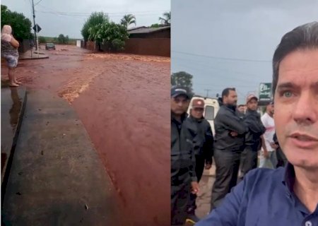 Prefeito garante que problema de alagamento será resolvido em Maracaju