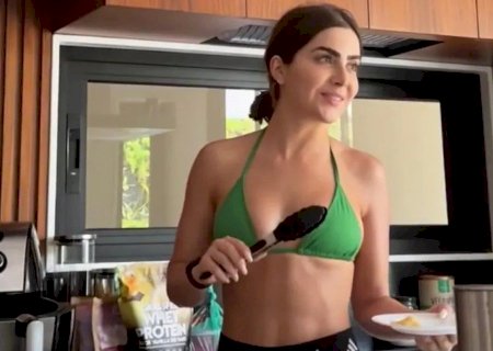 Jade Picon faz pastel pela primeira vez após memes por “cozinhar salada”