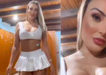 Assista! Andressa Urach divide opiniões em vídeo convidando seus seguidores para boat*