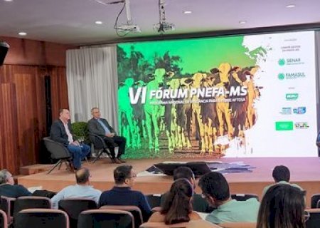 Sindicato Rural de Maracaju participa do VI Fórum Estadual de discussão sobre a Febre Aftosa