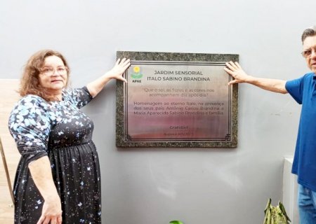 APAE de Itaporã inaugura Jardim Sensorial para favorecer terapias ao ar livre