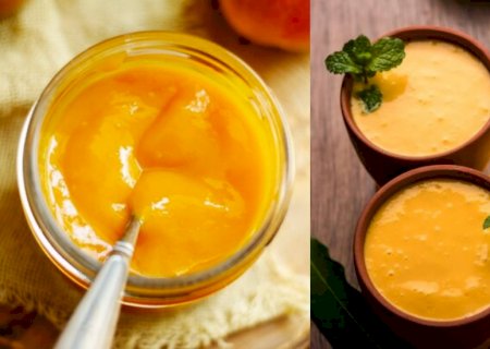 Mousse de manga é uma opção refrescante e rápida de preparar para os dias quentes