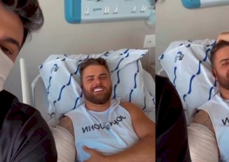 Zé Neto aparece agradecendo fãs em primeiro vídeo publicado após acidente