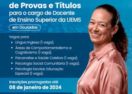 Concurso para professores tem inscrições prorrogadas até esta segunda