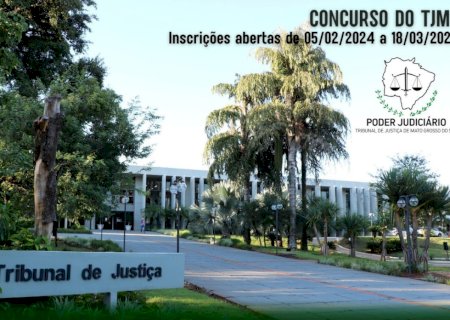 Inscrições ao Concurso de Servidores do TJ/MS terminam hoje