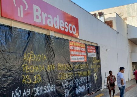 Bradesco volta a ser alvo de protestos em Dourados