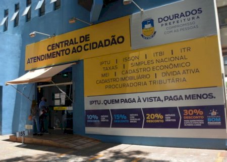 Programa "Concilia Dourados" para negociação de débitos com desconto segue até dia 30