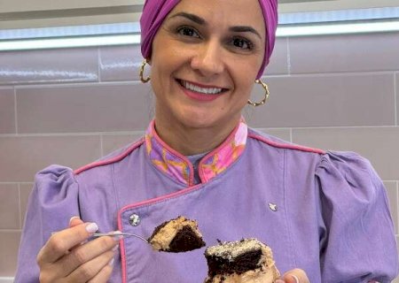 Bolo gelado fez Cristiane trocar odontologia pela confeitaria