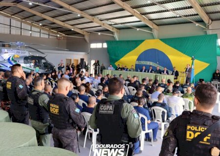 Dourados: Novo hangar dará mais agilidade à polícia como resposta ao crime organizado