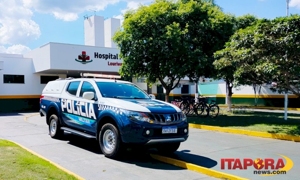 Itaporã: Policial Militar sofre lesão no rosto após ser atropelado, em tentativa de abordagem, por condutor de motocicleta