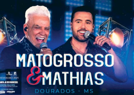 Matogrosso & Mathias se apresenta em Dourados neste sábado