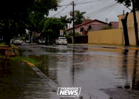 Inmet renova alerta de chuvas intensas para Dourados neste domingo