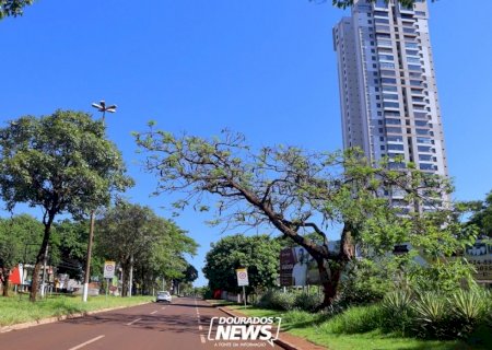 Domingo será de sol e calor em Dourados;  não há previsão de chuva